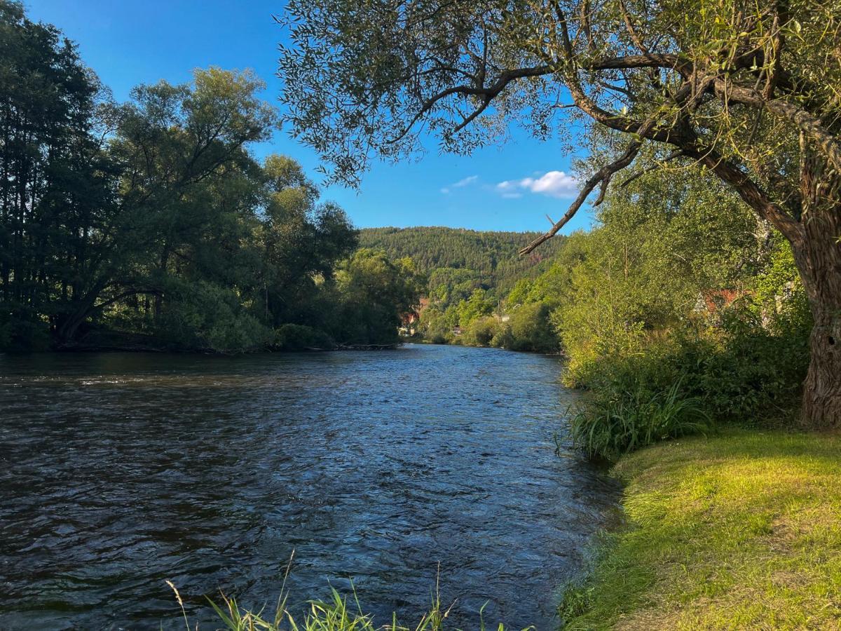Schlossberg Apartments & Garten In Der Natur & Unweit Vom "Thueringer Meer" Unterwellenborn Esterno foto